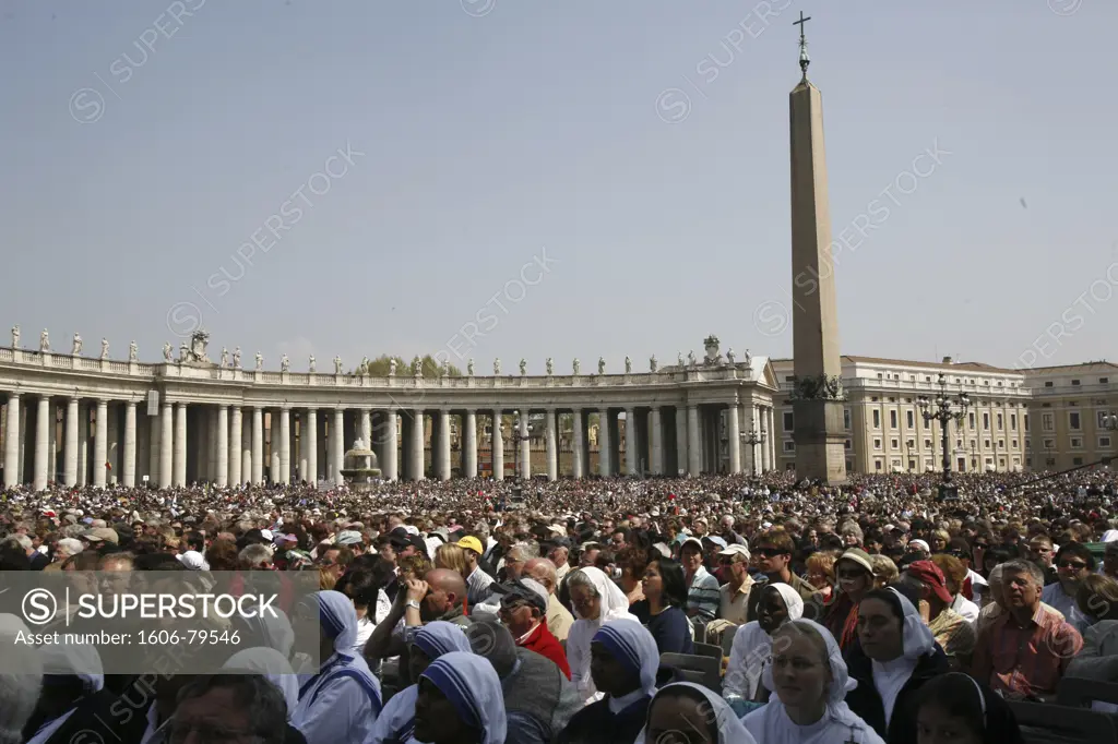 Italie, Latium, Rome, Easter mass at Saint Peter's basilica