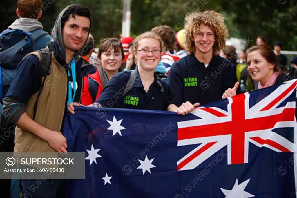 Australia, World Youth Day. Sydney 2008. Pilgrims.