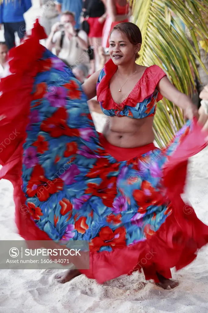 Mauritius, Trou aux Biches, sega dancer