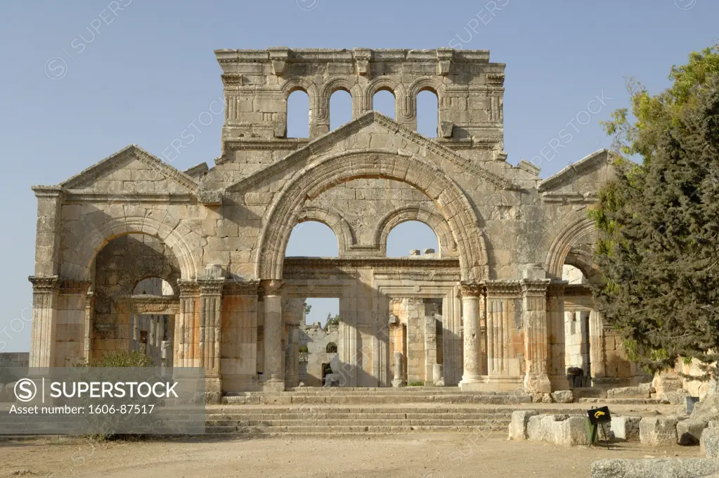 Syria, near Alep, Saint Simeon monastry (Qala'at Samaan)
