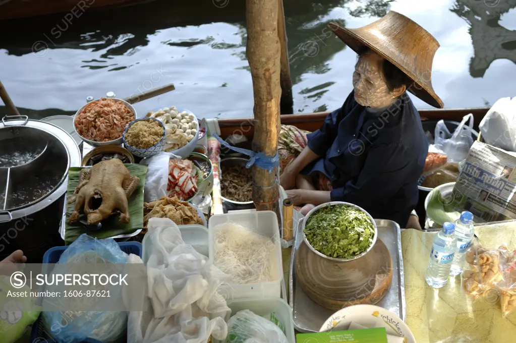 Thailand, Damnoen Saduak floating market