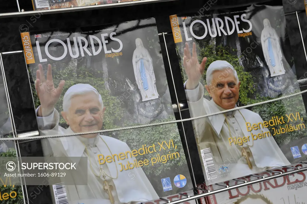 France, Lourdes, Pope Benedict XVI's visit to Lourdes