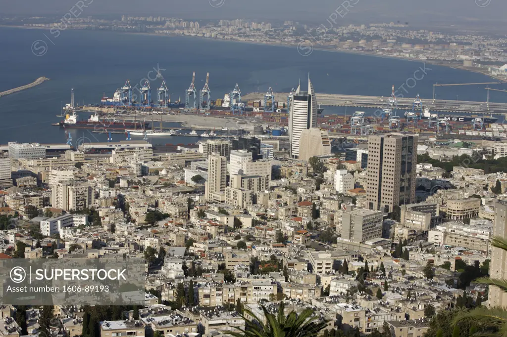 Israel, Haifa, Downtown Haifa