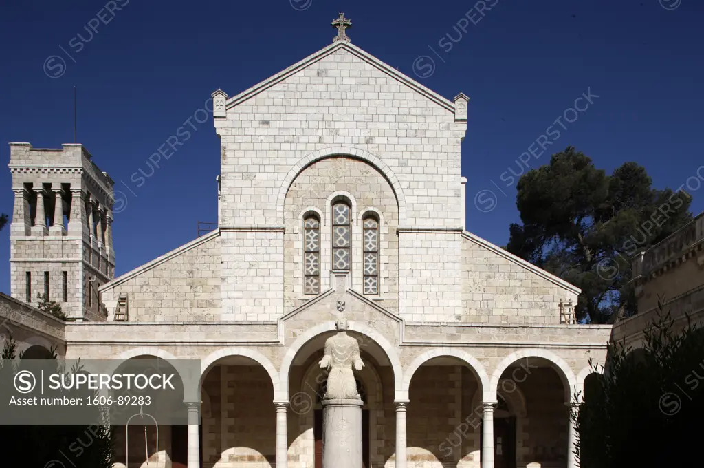 Israel, Jrusalem, French biblical and archeological school in Jerusalem. Saint-Etienne church