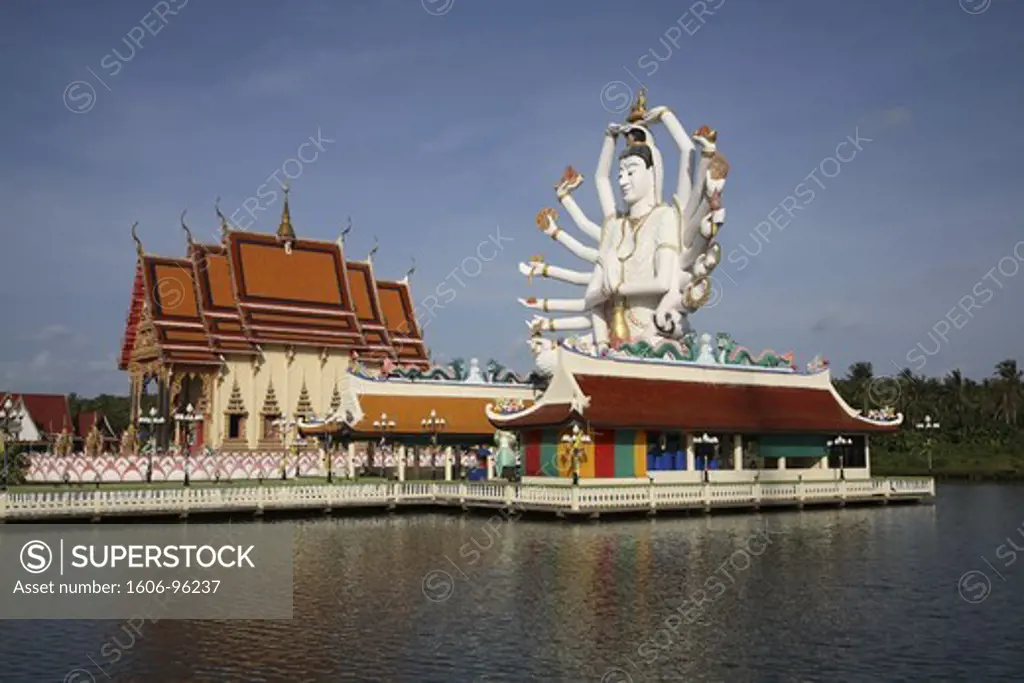 Thailand, Ko Samui, Wat Plai Laem temple