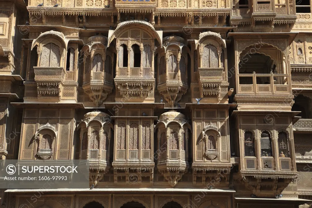 India, Rajasthan, Jaisalmer, Patwa-ki Haveli, wealthy merchant's mansion