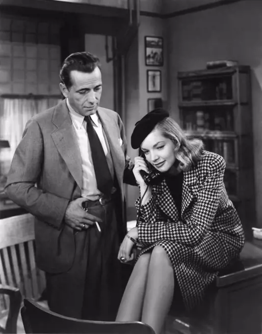 Humphrey Bogart, Lauren Bacall / The Big Sleep 1946 directed by Howard Hawks