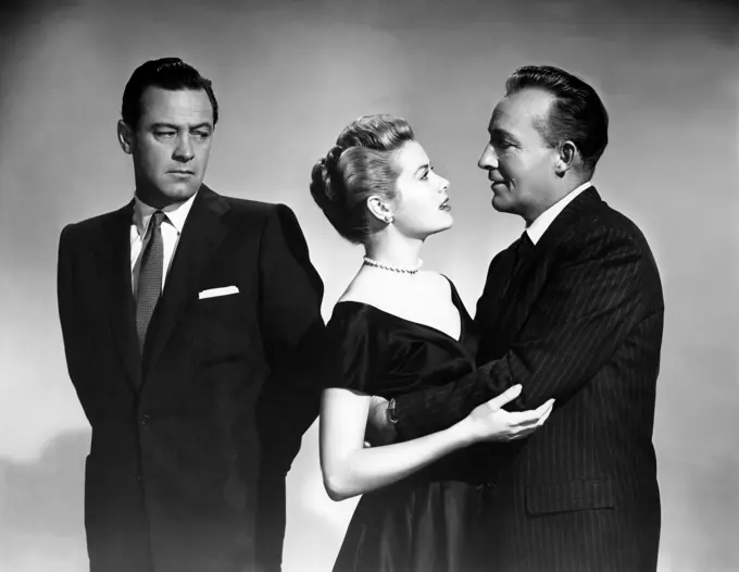 William Holden, Grace Kelly and Bing Crosby , The Country Girl , 1954 directed by George Seaton Paramount Pictures