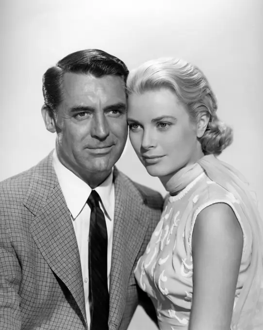 Cary Grant and Grace Kelly , To Catch a Thief , 1955 directed by Alfred Hitchcock Paramount Pictures