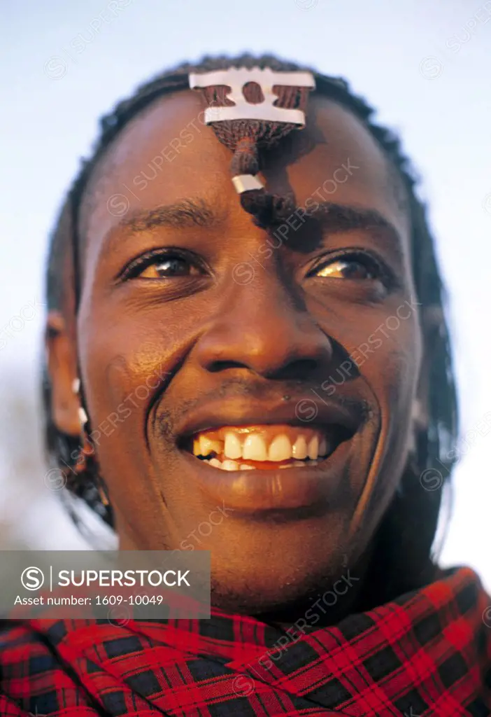 Portrait of Massai man, Zanzibar, Tanzania
