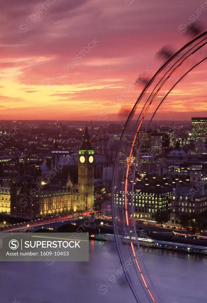 Parliament & London Eye, London, England