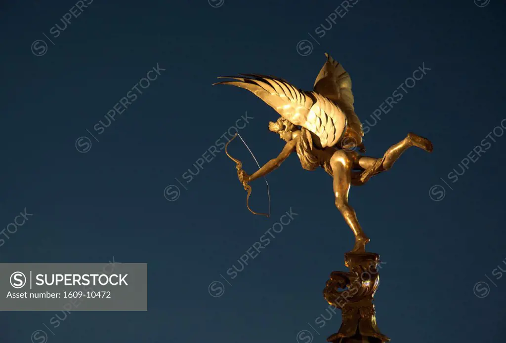 Eros Statue, Piccadilly Circus, London, England