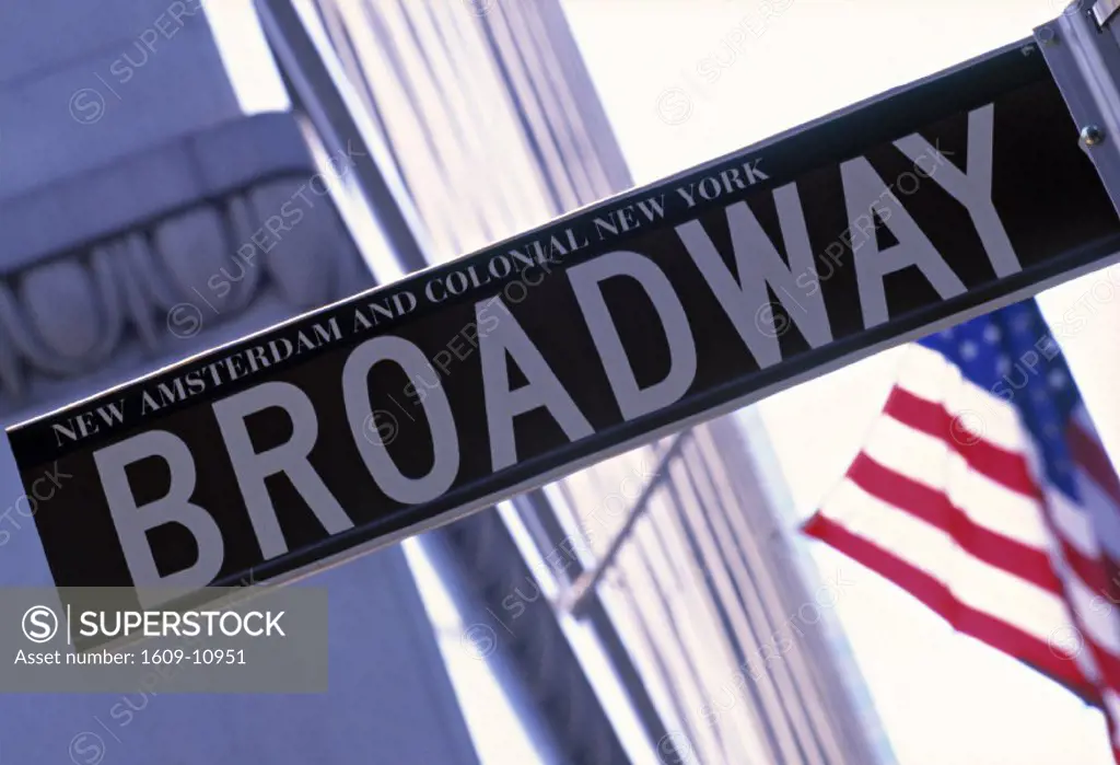 Broadway sign, New York City, USA