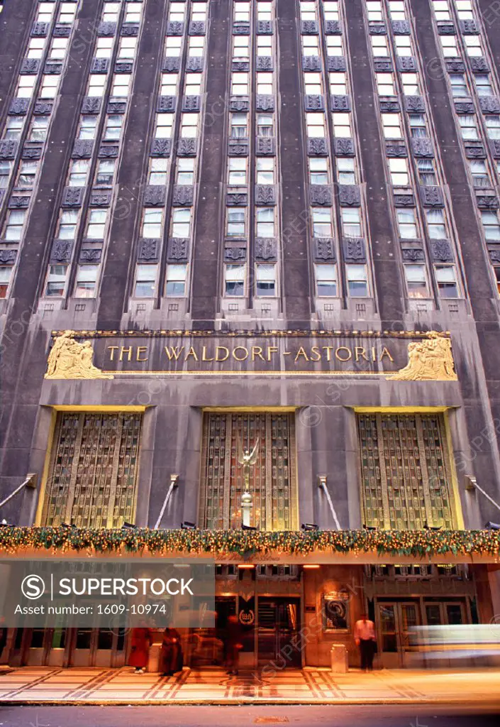 Waldorf Astoria Hotel, Park Ave, New York City, USA