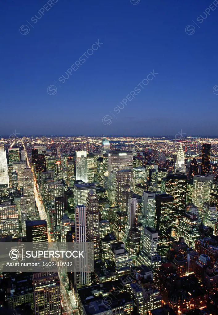 Manhattan Skyline, Manhattan, New York City, USA