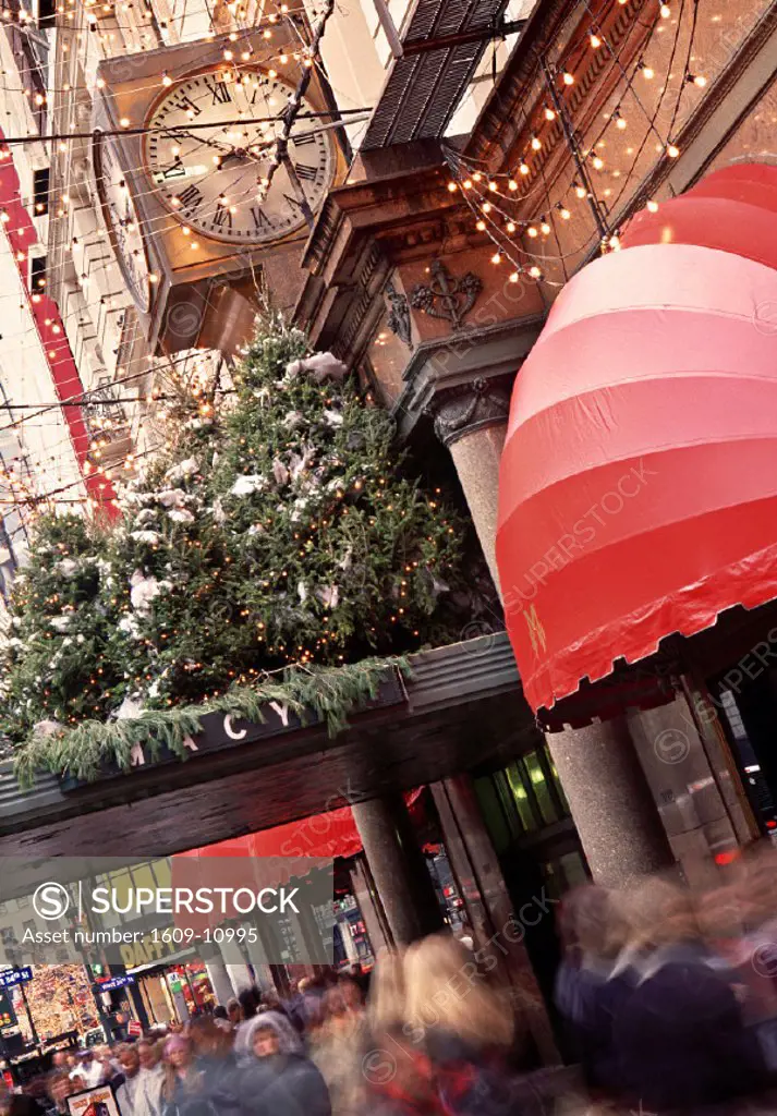 Macys at Christmas, New York City, USA