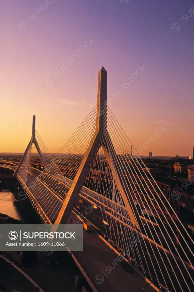 Leonard Zakim Bridge, Boston, Massachusetts, USA
