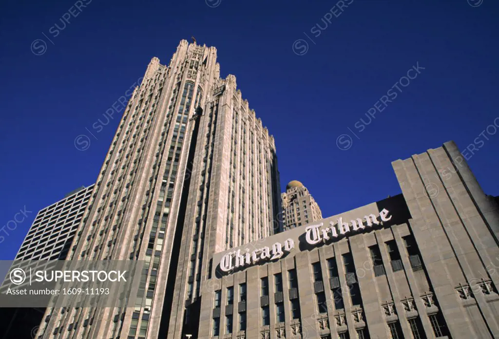 Chicago Tribune Bldg. Chicago, Illinois, USA