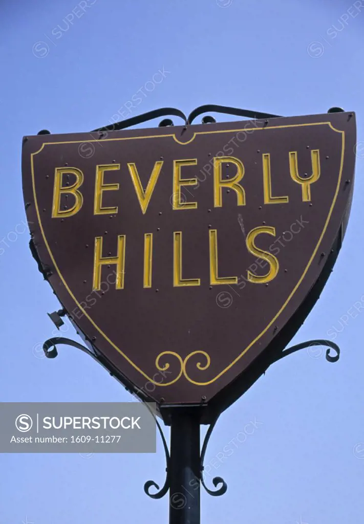 Beverly Hills sign, Los Angeles, USA