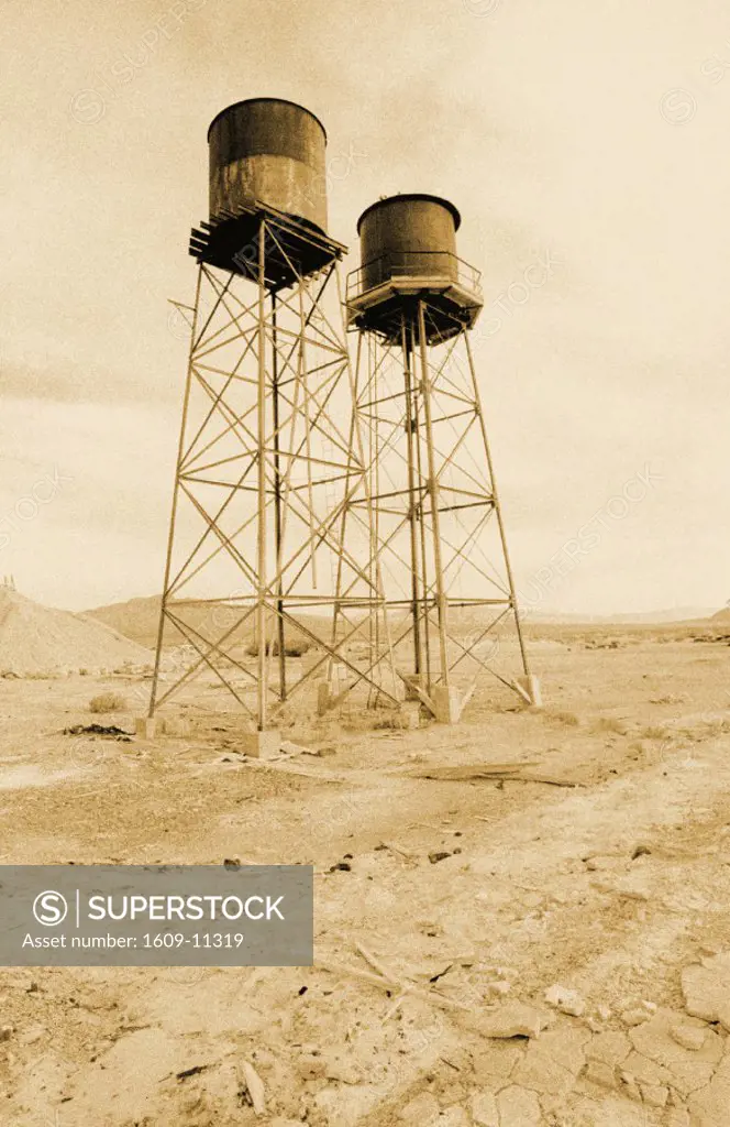 Water Towers, Death Valley, California, USA