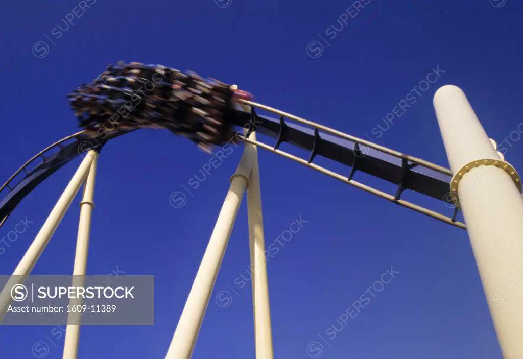 Roller Coaster, Bush Gardens, Tampa, Florida, USA