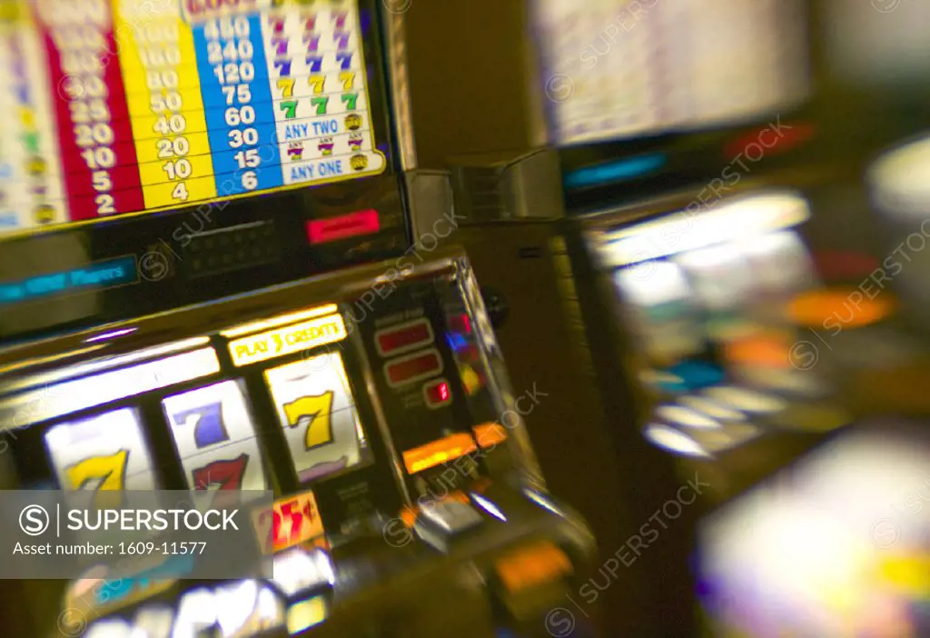 Slot Machine in casino, Las Vegas, Nevada, USA