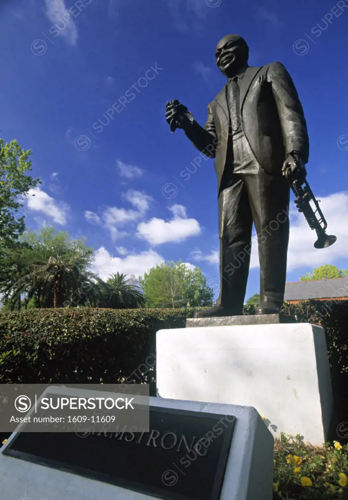 Louis Armstrong Statue, New Orleans, Louisiana, USA