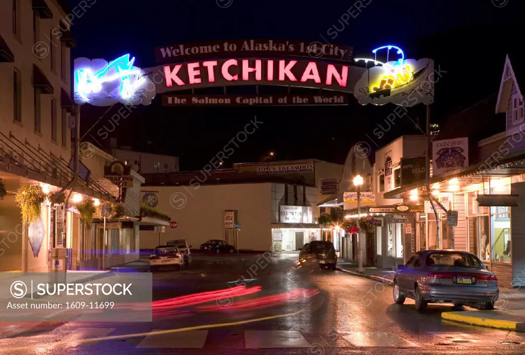 Dock Street, Ketchikan, Alaska, USA