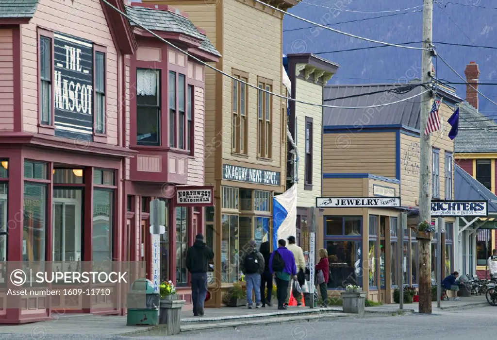 Broadway Street, Skagway, Alaska, USA