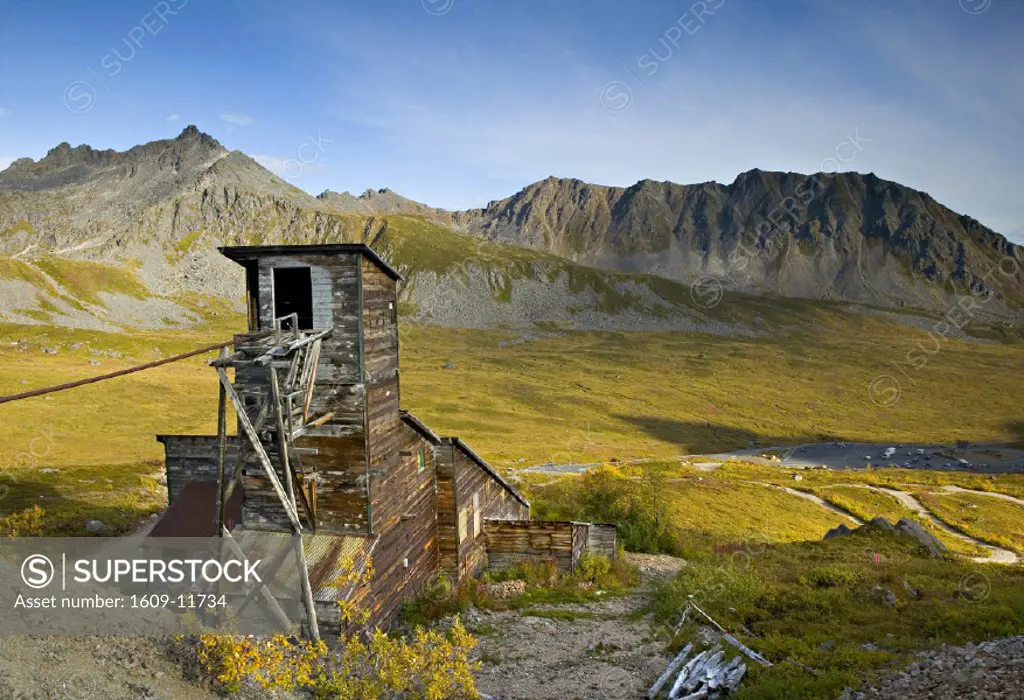 Independence Mine (abandoned Gold mine) Hatcher Pass, Alaska, USA