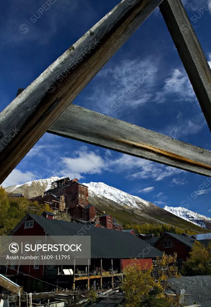 Kennecott Mill Town (Old copper mine), Alaska, USA