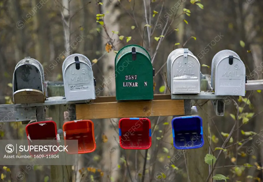Mailboxes, Alaska, USA