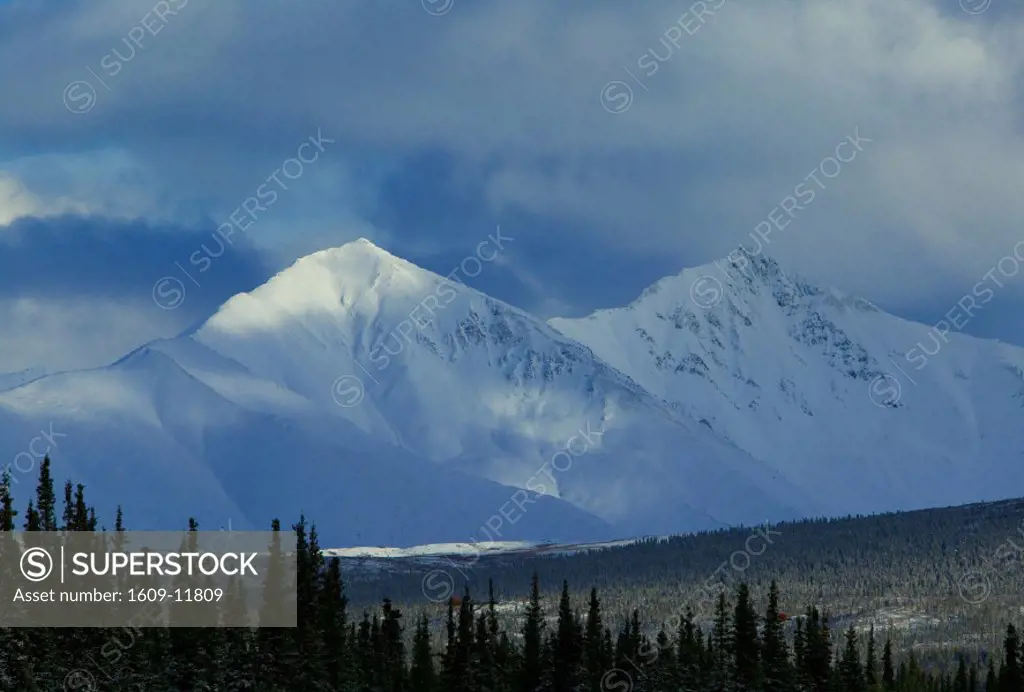 Alaska Range, Mckinley Park, Denali NP, Alaska, USA