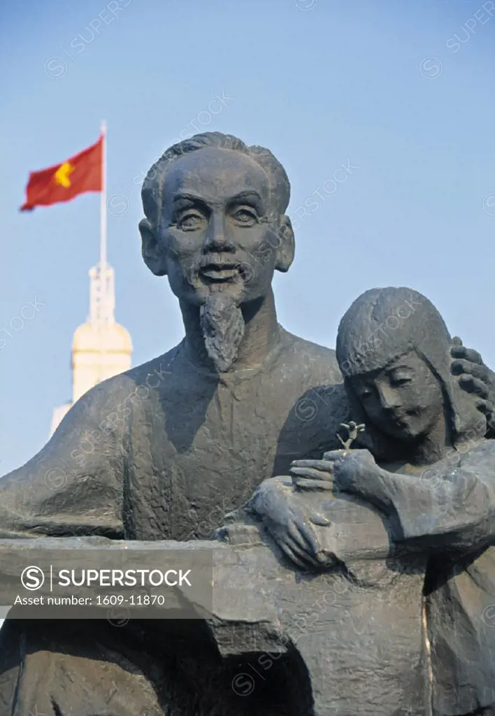 Ho Chi Minh statue, Ho Chi Minh City, Vietnam