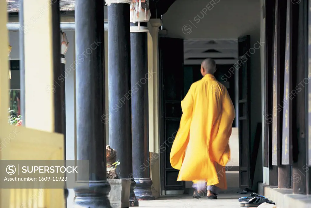 Buddhist monk, Hue, Vietnam