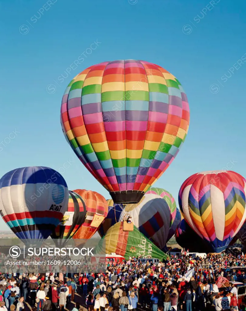 Albuquerque Balloon Fiesta / Colourful Hot Air Balloons, Albuquerque, New Mexico, USA