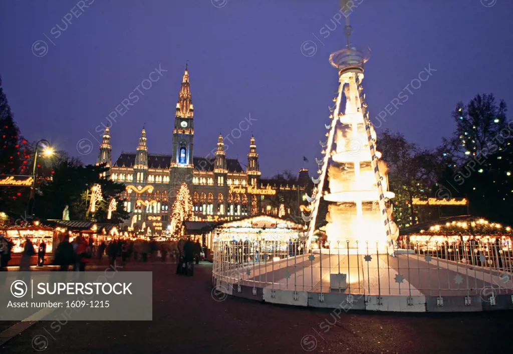 Christmas Market, Rathaus, Vienna, Austria