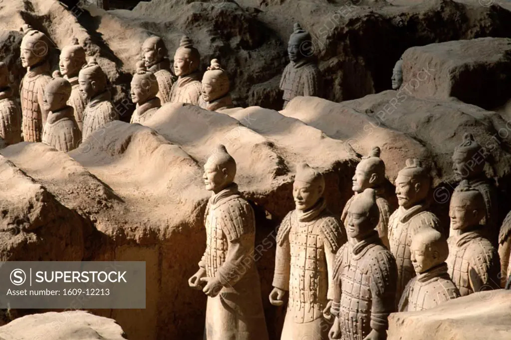 Terracotta Warriors / Terracotta Army / Battle Formation / Qin Dynasty, Xian, Shaanxi Province, China