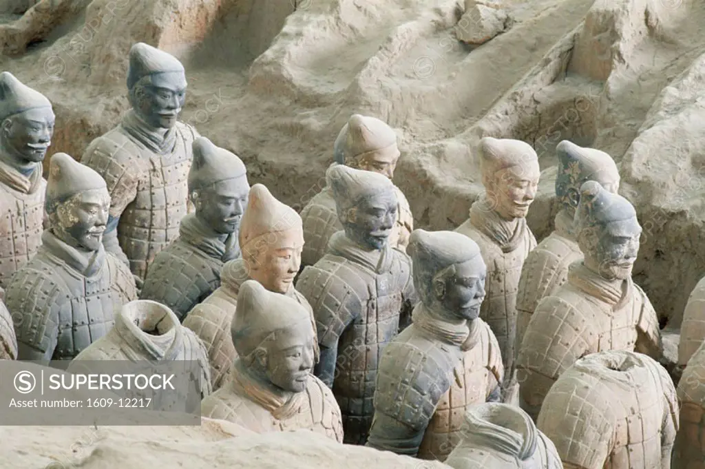 Terracotta Warriors / Terracotta Army / Battle Formation / Qin Dynasty, Xian, Shaanxi Province, China