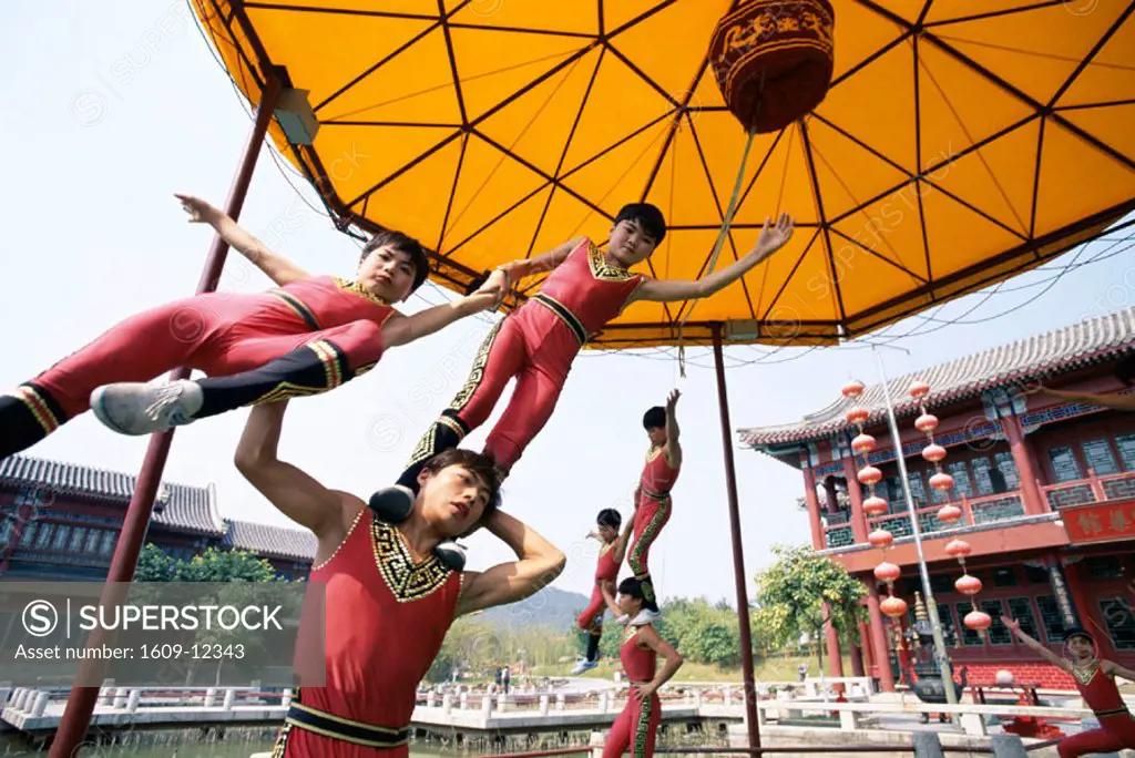 Acrobatics / Children Performing, Shanghai, China