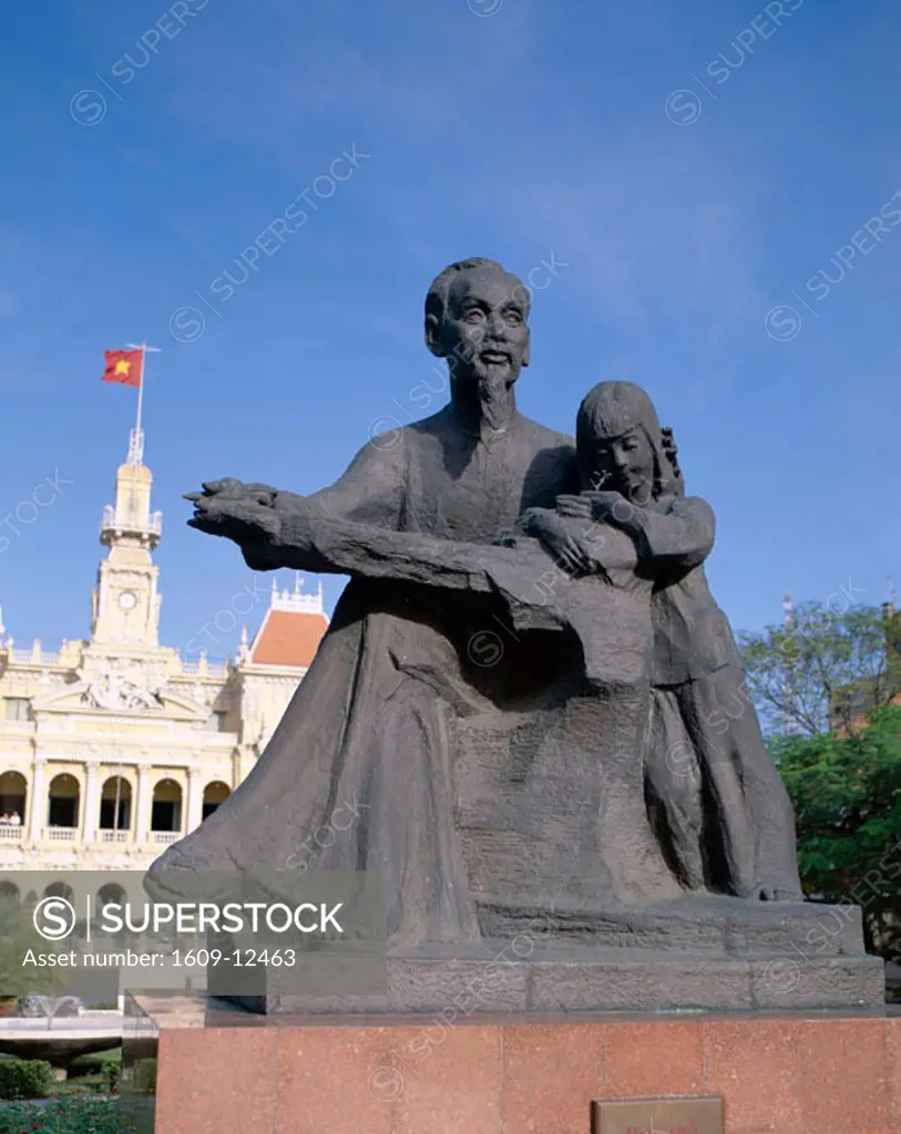 Ho Chi Minh Statue, Ho Chi Minh City (Saigon), Vietnam