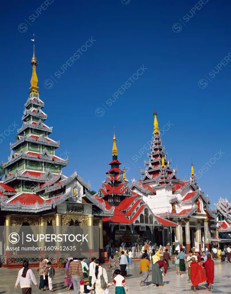 Shwedagon Pagoda / Buddhist Shrines, Yangon, Myanmar (Burma)