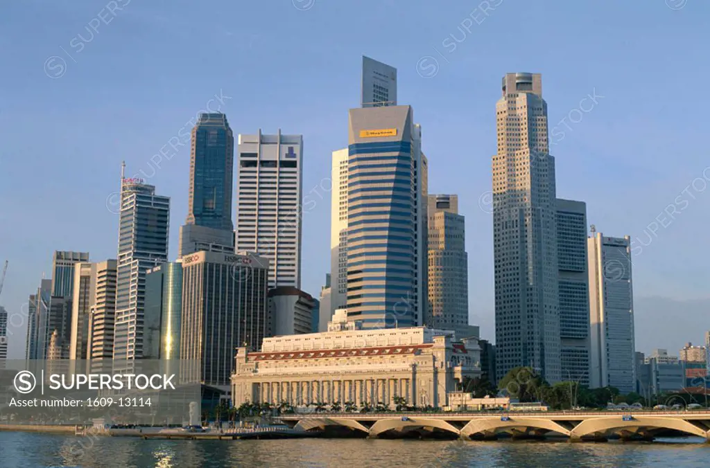 City Skyline / Fullerton Building & Singapore River, Singapore