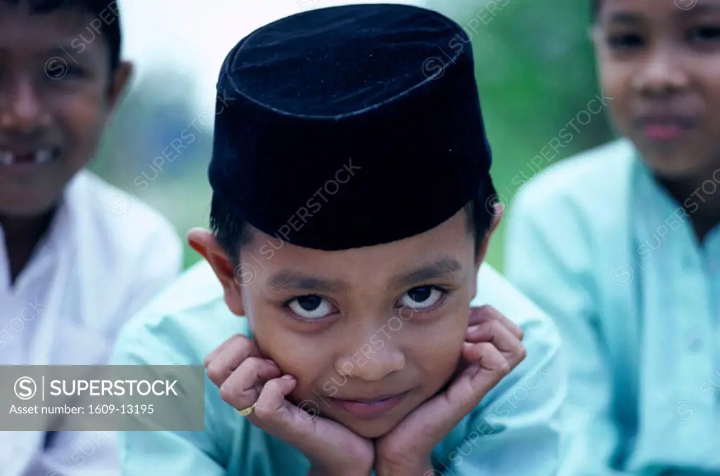 Muslim School Boy / Portrait, Kota Bharu, Kelantan, Malaysia
