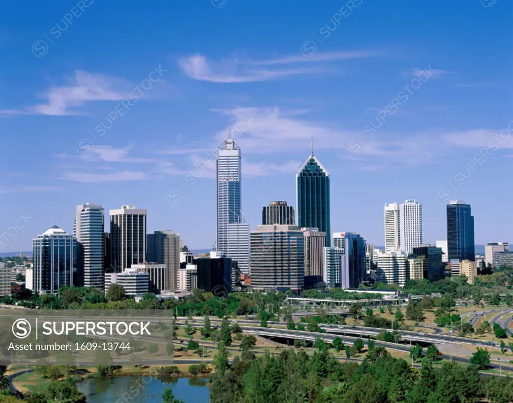 City Skyline, Perth, Western Australia, Australia