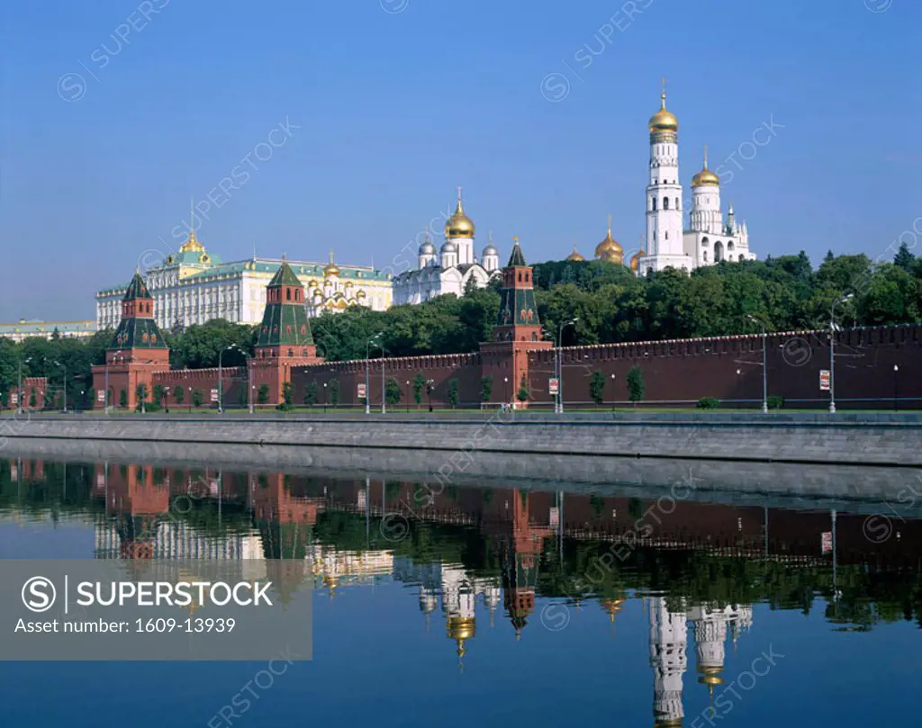 The Kremlin & Moskva River, Moscow, Russia