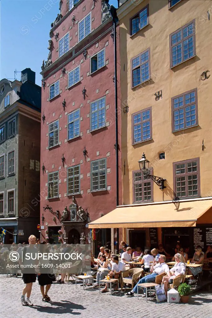 The Old Town (Gamla Stan) / Outdoor Caf®s, Stockholm, Sweden
