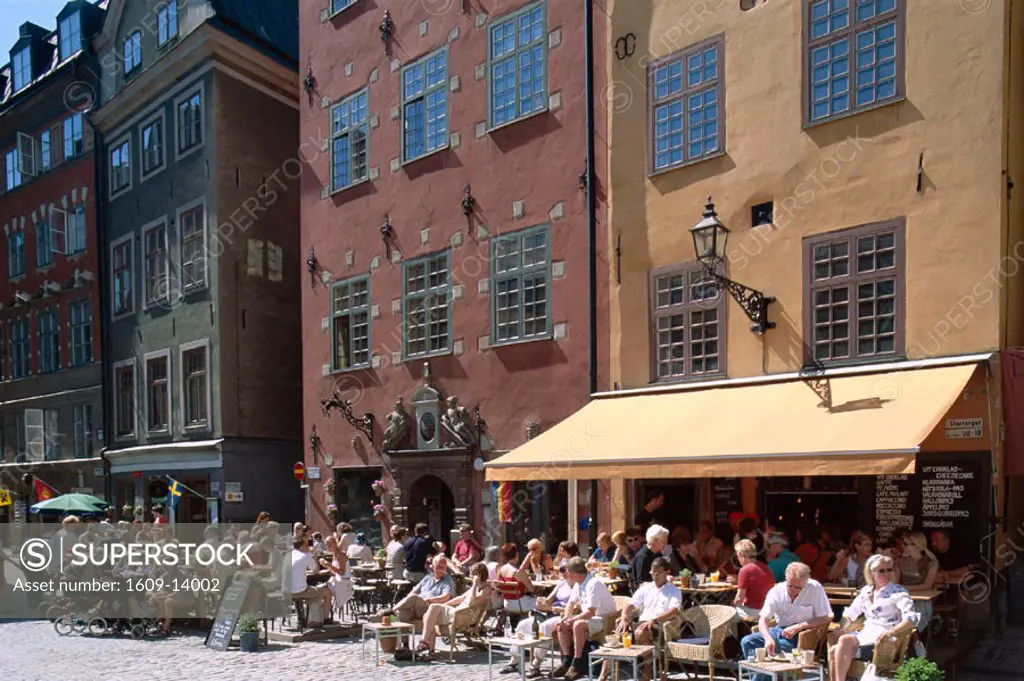 The Old Town (Gamla Stan) / Outdoor Caf®s, Stockholm, Sweden