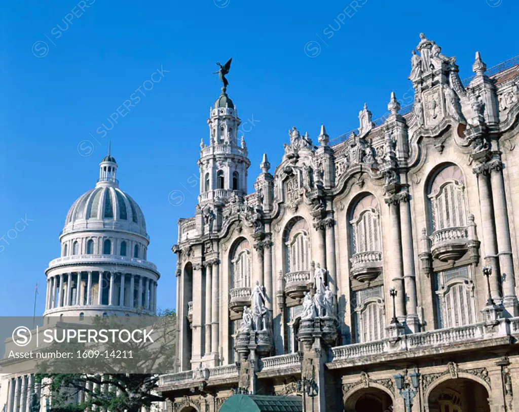 Grand Theatre & Capitol Building (Gran Teatro de La Habana & Capitolio), Havana (Habana), Cuba