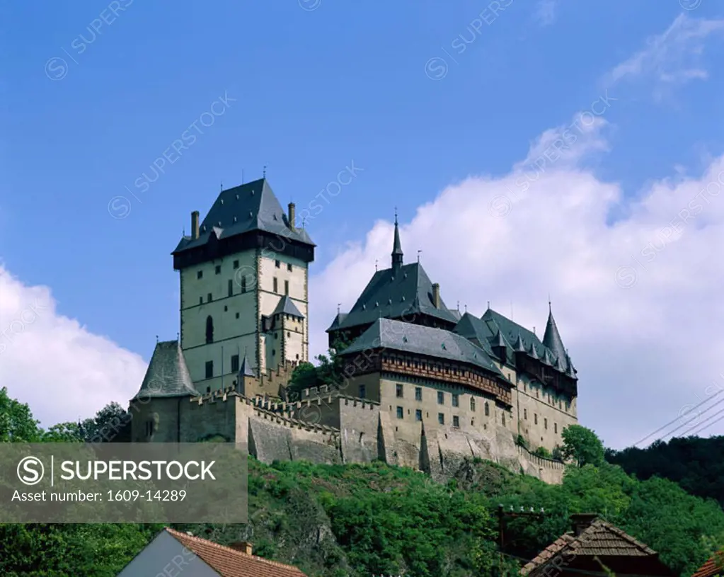 Karlstein Castle, Karlstein, Berounka Valley, Czech Republic
